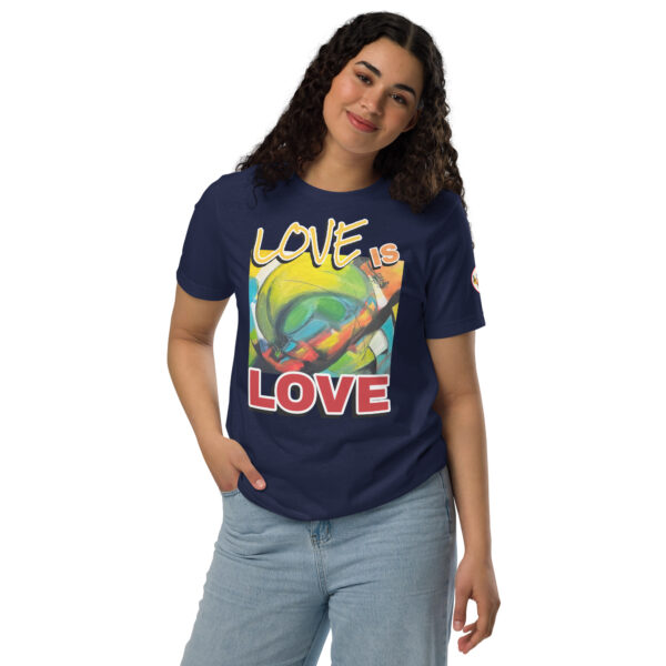 unisex-staple-eco-t-shirt-navy-front-68ab910d88430 Abstract Unisex Staple Eco T-Shirt | Love is Love
