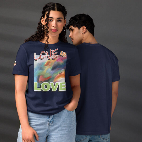 Unisex Staple Eco T-Shirt - “Radiant Veil” + Love is Love