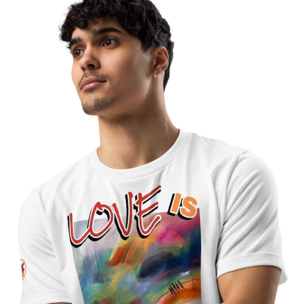 Unisex Staple Eco T-Shirt - “Radiant Veil” + Love is Love