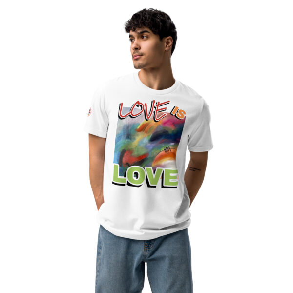 Unisex Staple Eco T-Shirt - “Radiant Veil” + Love is Love