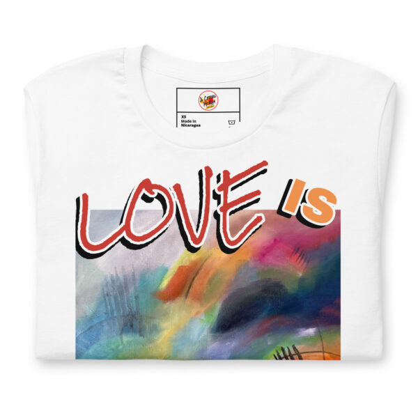 Unisex Staple Eco T-Shirt - “Radiant Veil” + Love is Love
