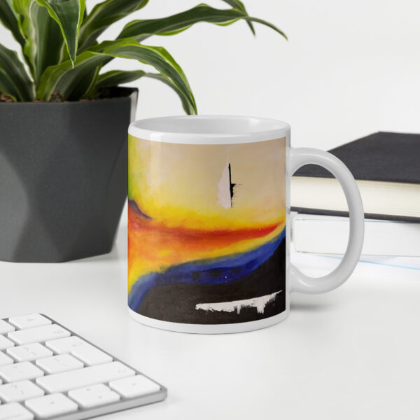 White Glossy Mug “Daybreak”