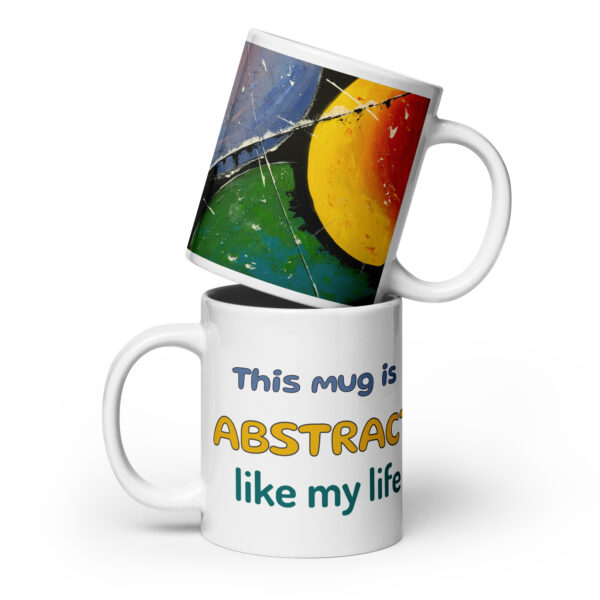Abstract Glossy Mug
