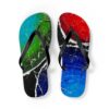 Colorful Art Flip Flops
