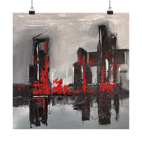 Abstract Poster, Matte, "Fragmenst