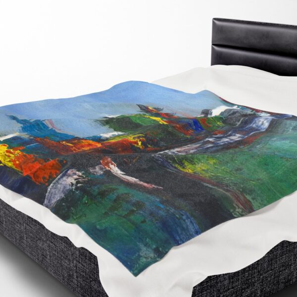 Abstract Throw Blanket