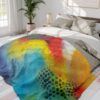 Arctic Fleece Throw Blanket | “Red Rasta”