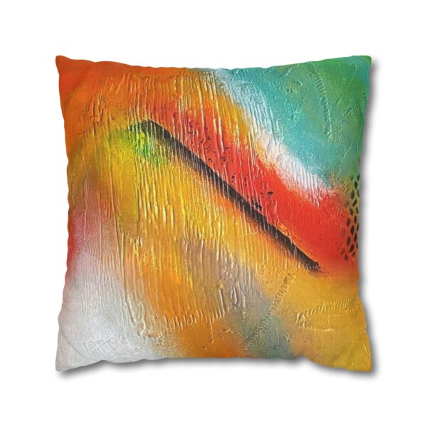 Abstract Pillowcase | “Red Rasta”