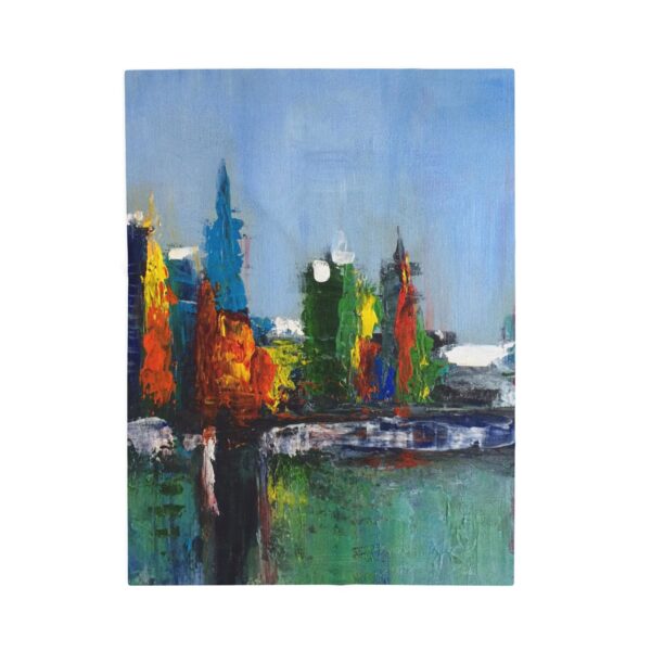 Abstract Throw Blanket