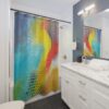 Shower Curtains | "Red Rasta"