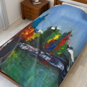 3895583905404722266_2048.jpeg Abstract Throw Blanket