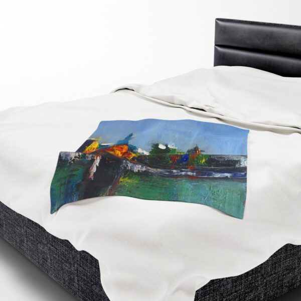 Abstract Throw Blanket