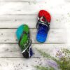 Colorful Art Flip Flops