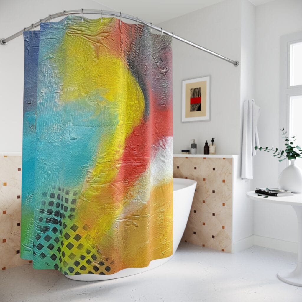 Shower Curtains | "Red Rasta"