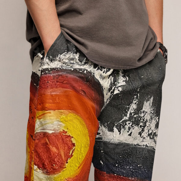 Abstract Unisex Track Pants