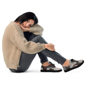 Women’s Lace-Up Canvas Shoes | "Fragments of Fire"