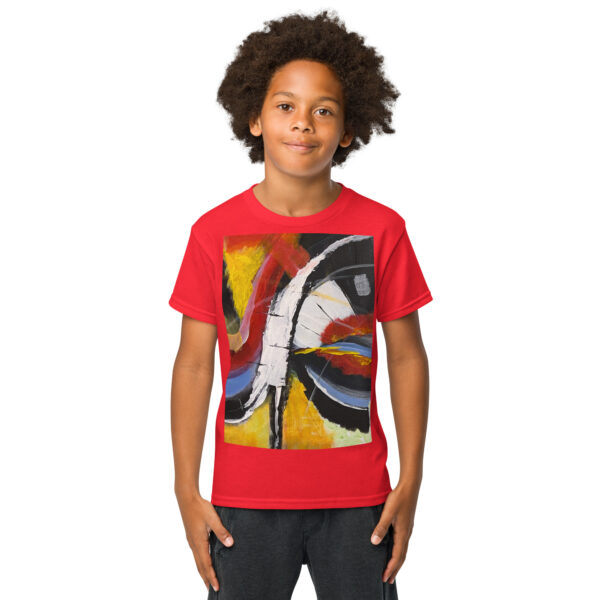 youth-sports-tee-red-front-68bde876192f7.jpg Youth T-Shirt | "A Moment in Time"