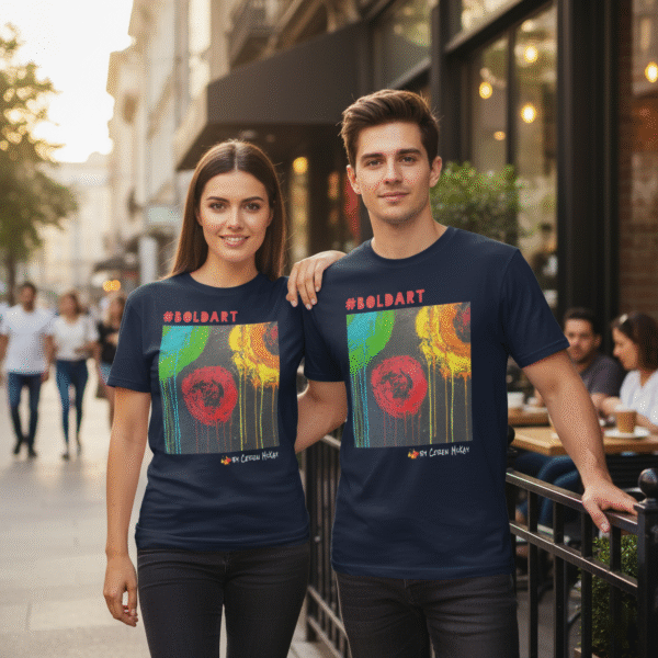 Unisex Organic Oversized High Neck T-shirt | “Instrumentalist