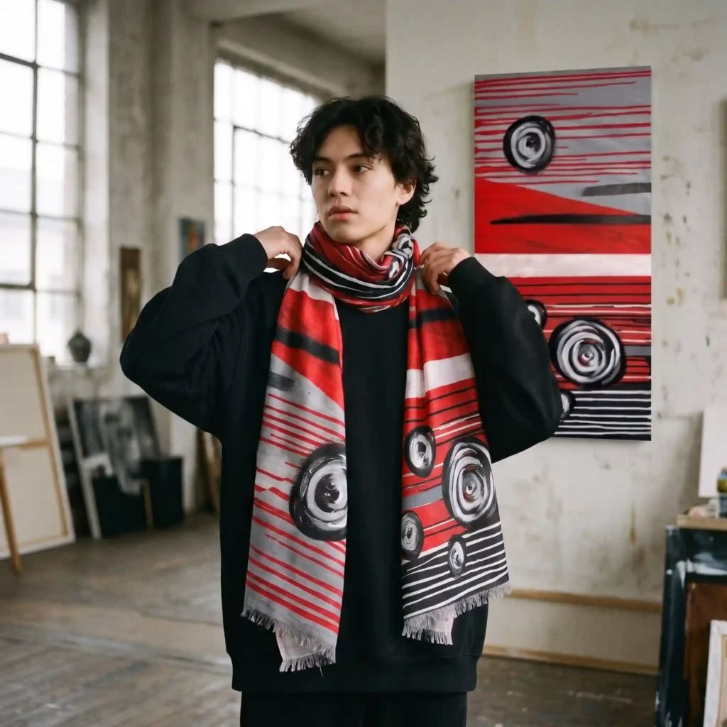 Light Scarf | "WB Fire"