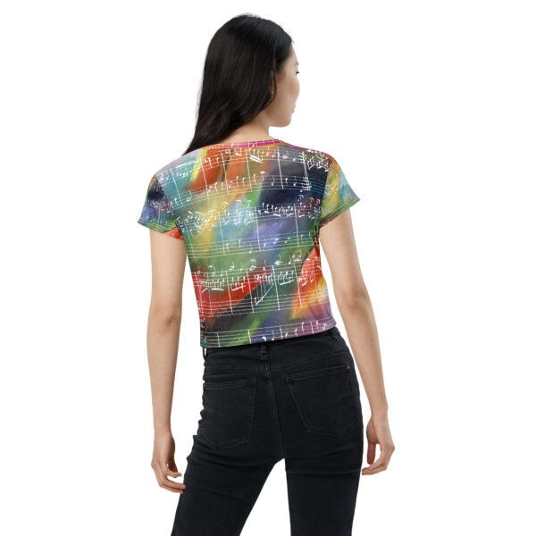 Crop Tee | “Radiant Veil”