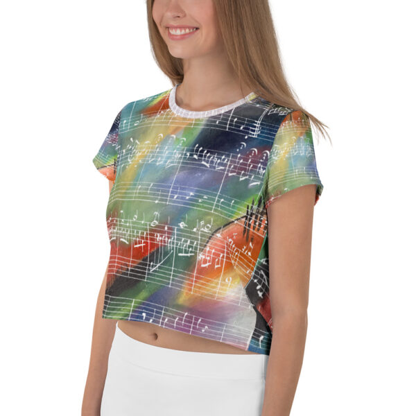 Crop Tee | “Radiant Veil”