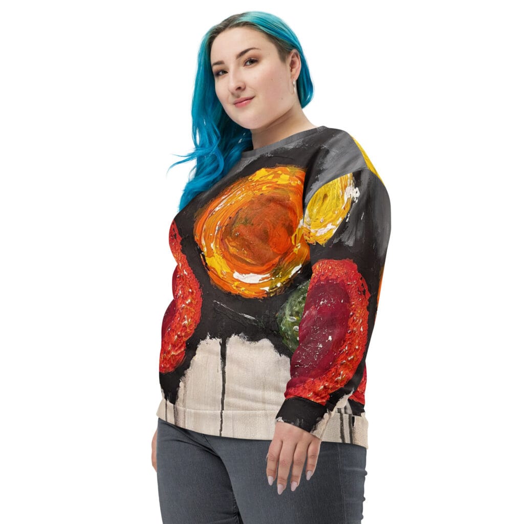 Abstract Unisex Sweatshirt | "Unspoken Gravity"