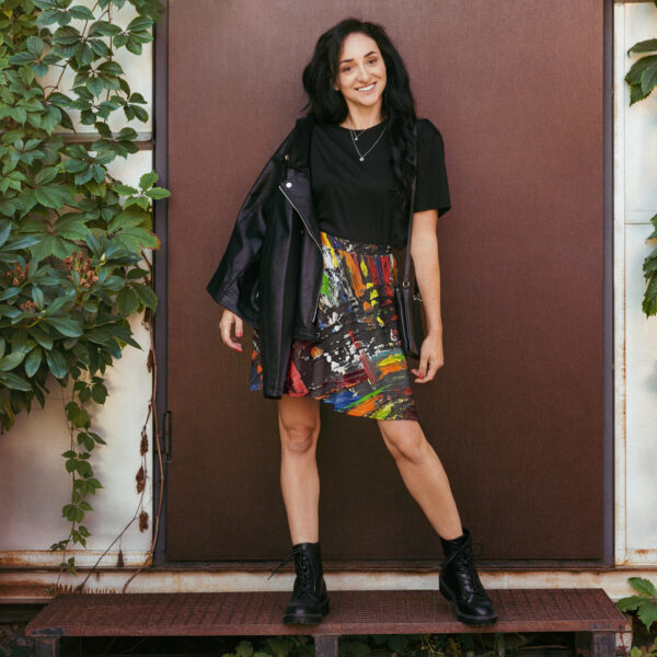 Skater Skirt | "Echoes of Light"