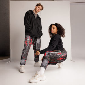 Abstract Unisex Track Pants