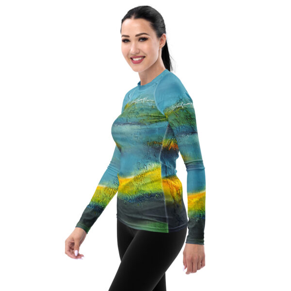 Women's Abstract Rash Guard