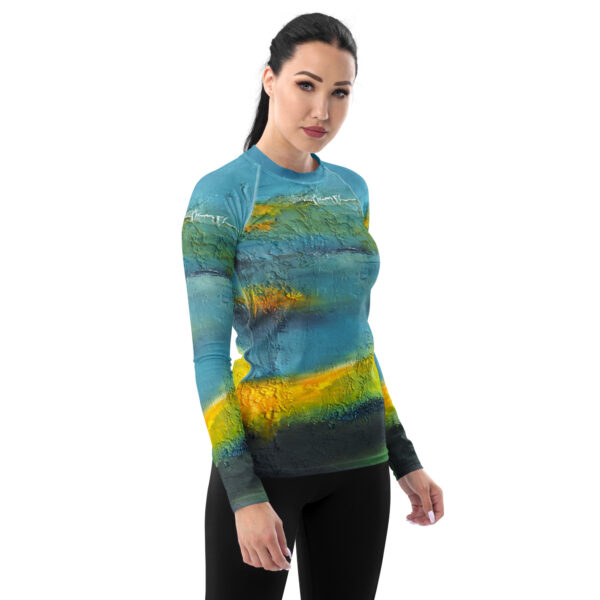 Women's Abstract Rash Guard