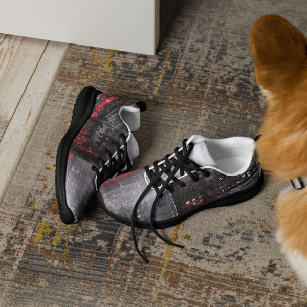 mens-athletic-shoes-black-front-68e33a92c732d.jpg Men’s Abstract Athletic Shoes