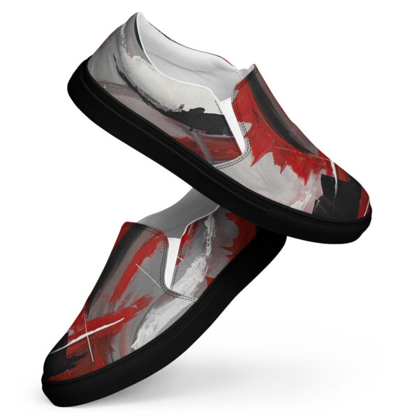 mens-slip-on-canvas-shoes-black-front-68f1eded0e9d0.jpg Men's Slip-On Canvas Shoes | “Heartease”