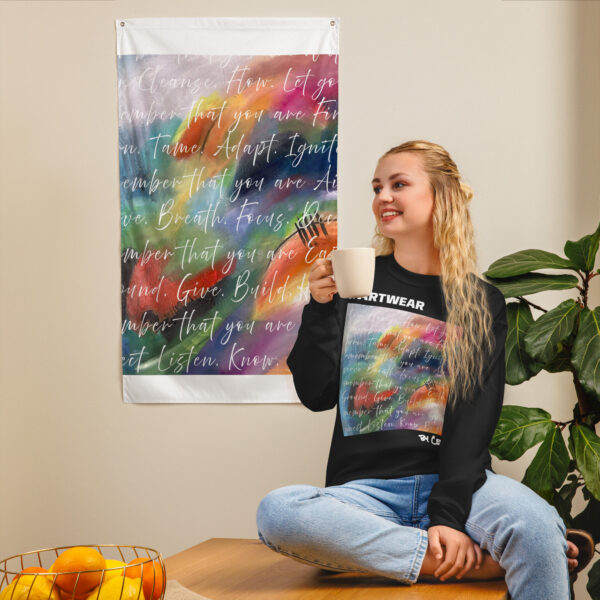 unisex-crew-neck-sweatshirt-black-front-68e4492918542.jpg Unisex Crew Neck Sweatshirt | “Radiant Veil”