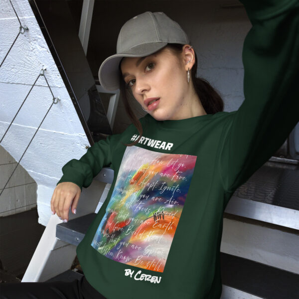 unisex-crew-neck-sweatshirt-forest-green-front-68e4492934614.jpg Unisex Crew Neck Sweatshirt | “Radiant Veil”