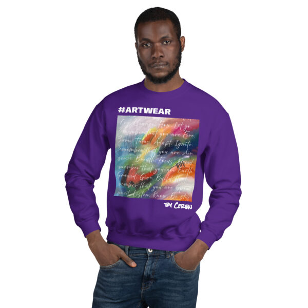 unisex-crew-neck-sweatshirt-purple-front-68e44929299d4.jpg Unisex Crew Neck Sweatshirt | “Radiant Veil”