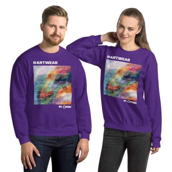 unisex-crew-neck-sweatshirt-purple-front-68e44929a73ae.jpg Unisex Crew Neck Sweatshirt | “Radiant Veil”