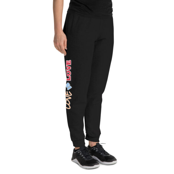 unisex-joggers-black-right-front-68ec63b5b29b3.jpg Unisex Joggers | "Love is Love"