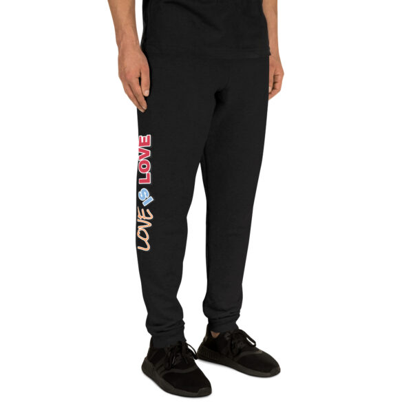 unisex-joggers-black-right-front-68ec63b5b348b.jpg Unisex Joggers | "Love is Love"
