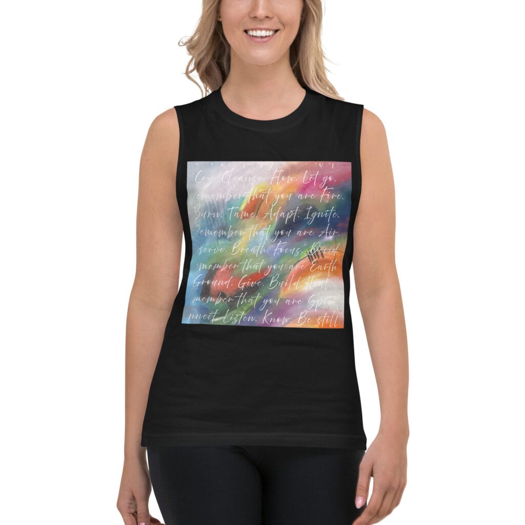 Muscle Shirt | “Radiant Veil”