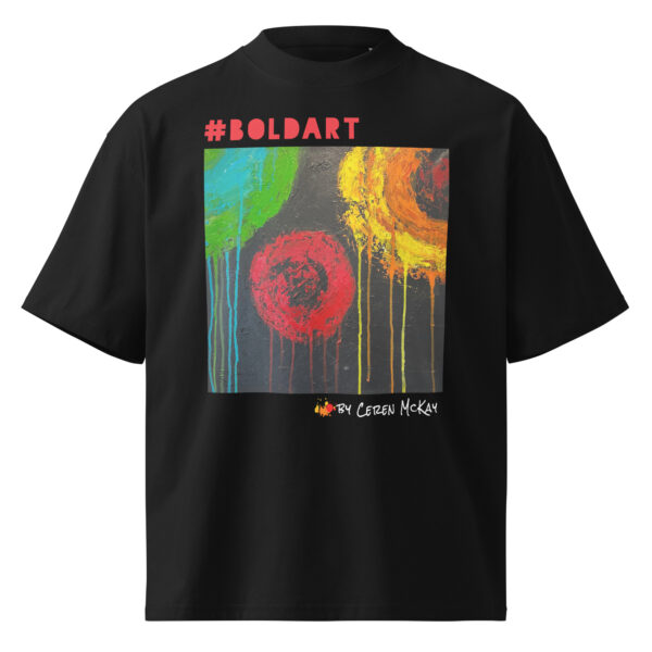 Unisex Organic Oversized High Neck T-shirt | "Instrumentalist"