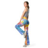 Abstract Flare Leggings