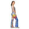 Abstract Flare Leggings