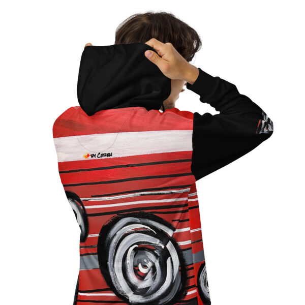 Recycled Unisex Zip Hoodie | "WB Fire"