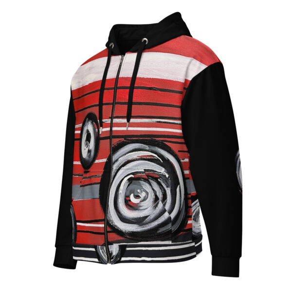 Recycled Unisex Zip Hoodie | "WB Fire"