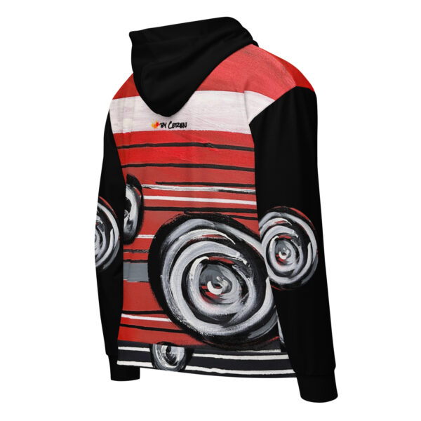 Recycled Unisex Zip Hoodie | "WB Fire"