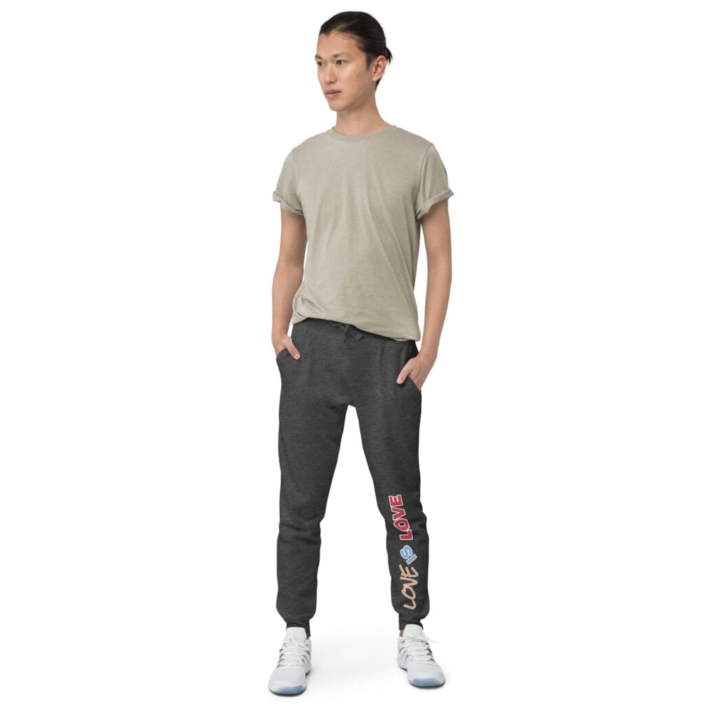 Unisex Fleece Sweatpants | Love is Love