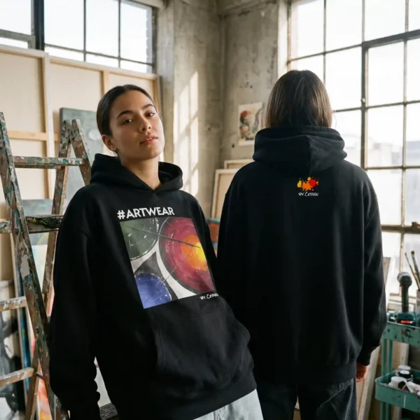 CC Hoodie-chest design Unisex Premium Mid-Weight Hoodie | "Conversely Concave"
