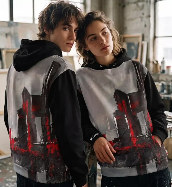 Unisex Hoodie | "Fragments of Fire"