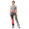 Abstract Print Flare Leggings
