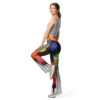 Abstract Print Flare Leggings